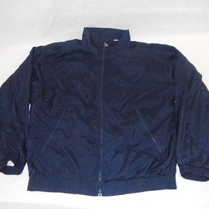FILA Windbreaker Medium M Light Jacket VTG Blue